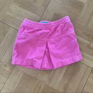 Pink Corduroy Skirt